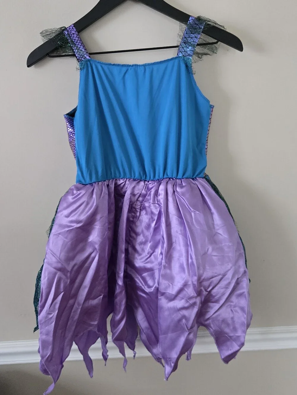 Purple Metallic Dragonfly Halloween Costume Wings & Antenna Headband GUC Medium